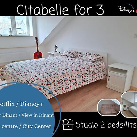 O Reflets - Citabelle For 3 - Studio 2 Beds View "Citadelle" Dinant Kültér fotó